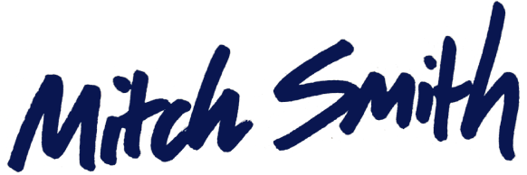 handwritten font, mitch smith's autograph